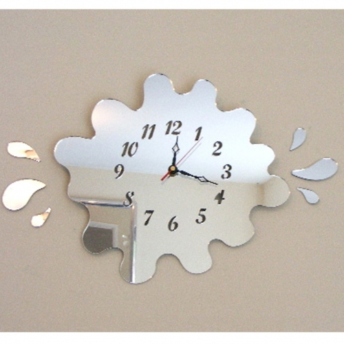 Puddle Clock Mirror - 35cm